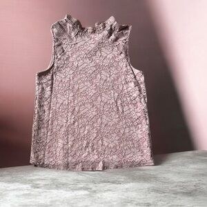 CABLE &GAUGE Lace CAMISOLE - Light Pink